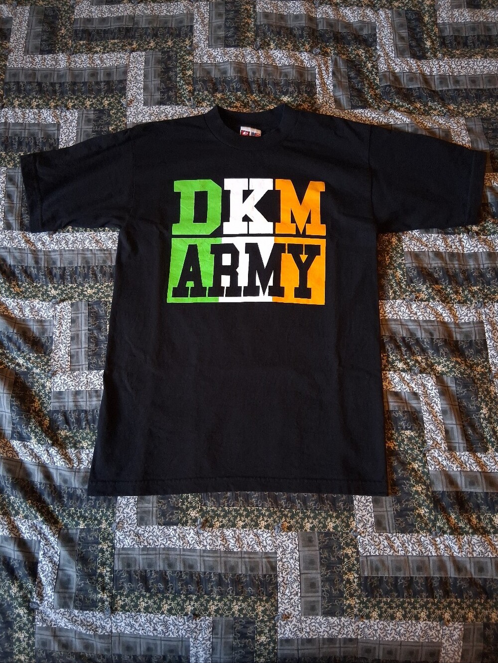 VTG Y2K Dropkick Murphys DKM Army St. Paddy's Black T-Shirt Adult Medium